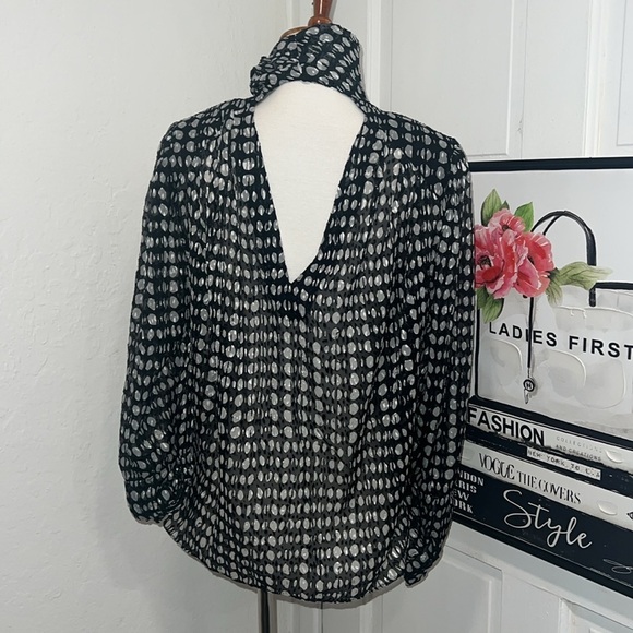 NWT BA&SH Baldwin V-Back Blouse Size 0 - Picture 5 of 10